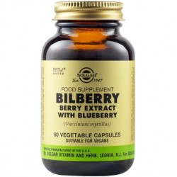 Solgar Bilberry Berry Extract with Blueberry, 60veg.caps Solgar Bilberry Berry Extract with Blueberry, 60veg.caps